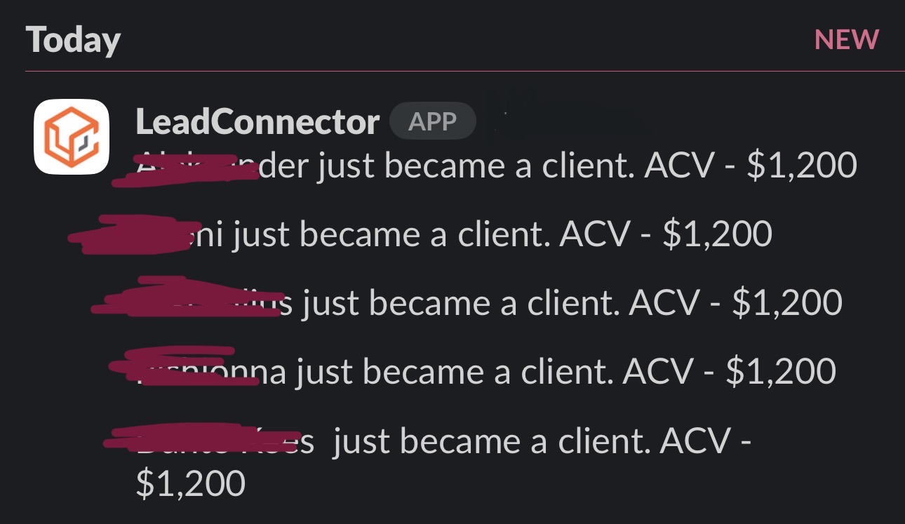 Client result
