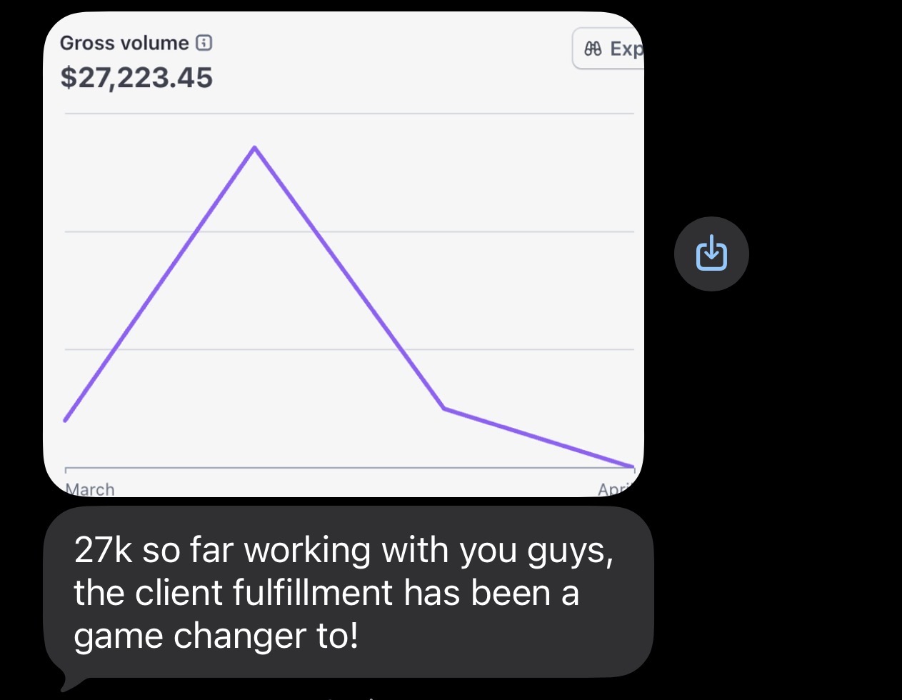 Client result